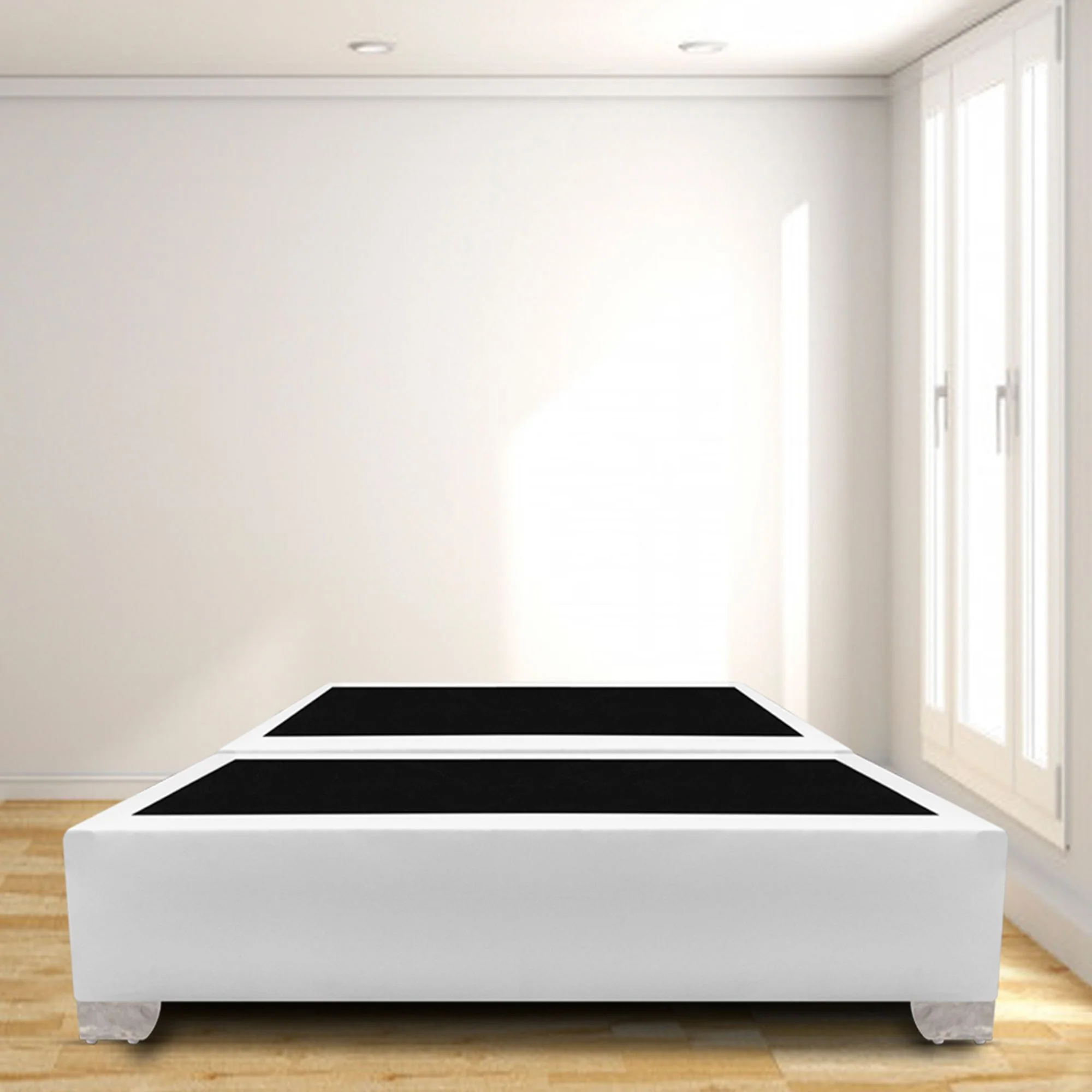 Base Cama Dividida Premium Blanco 160x40Cm Para Cochón Queen 160 X 190 Cm - Imagen 3