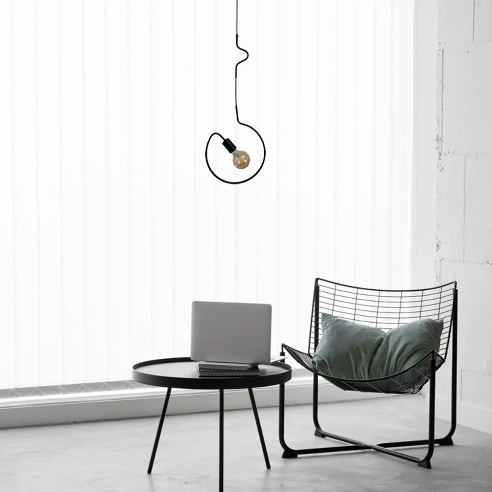 Lámpara de Techo Led Lt Kemi Negro 13x2cm Ajustable de Una Luz - Imagen 2